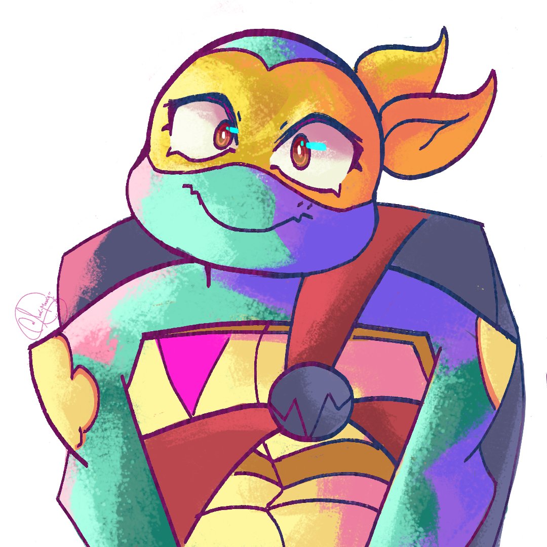 LinkMasky's tweet photo. "Mikey, Mike... Icon [ROTTMNT]"
Uno más, sencillito pero lindo UwU espero que les guste
#rottmnt #rottmntfanart  #tmnt2018 https://t.co/23pLU8pPEM