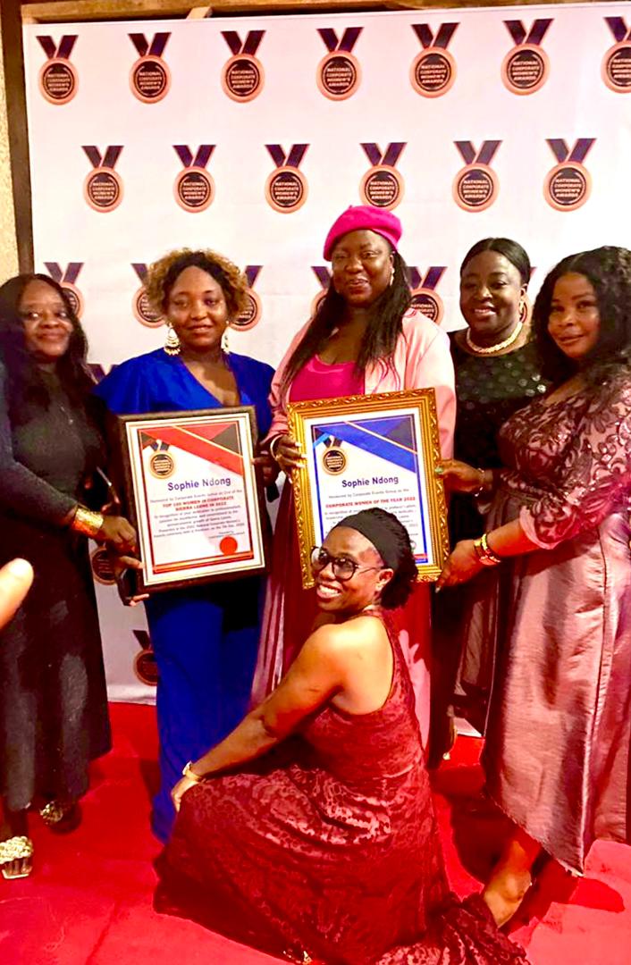 SosLeone's tweet photo. Another accolade for Sophie Ndong Country Director of @SosLeone  for outstanding role in developing socio-economic growth in Sierra Leone. Award dedicated to staff whose hard work and dedication made it possible. #Dedicatedteam #Achievingresultstogether https://t.co/Eh4kgfZOJb