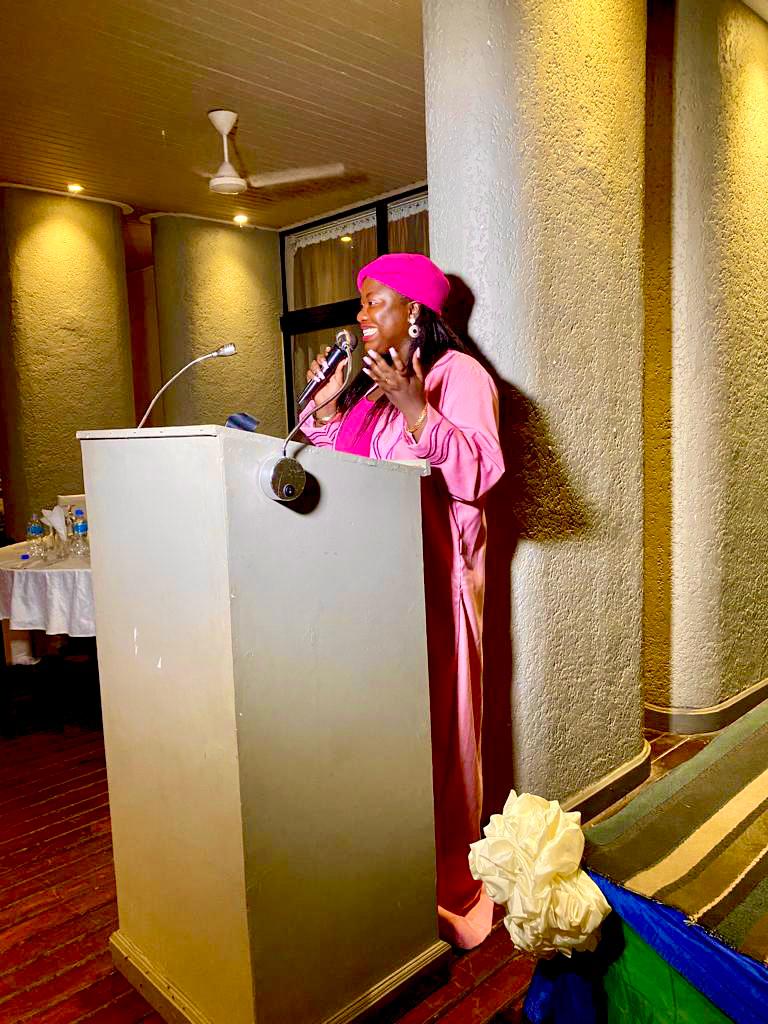 SosLeone's tweet photo. Another accolade for Sophie Ndong Country Director of @SosLeone  for outstanding role in developing socio-economic growth in Sierra Leone. Award dedicated to staff whose hard work and dedication made it possible. #Dedicatedteam #Achievingresultstogether https://t.co/Eh4kgfZOJb