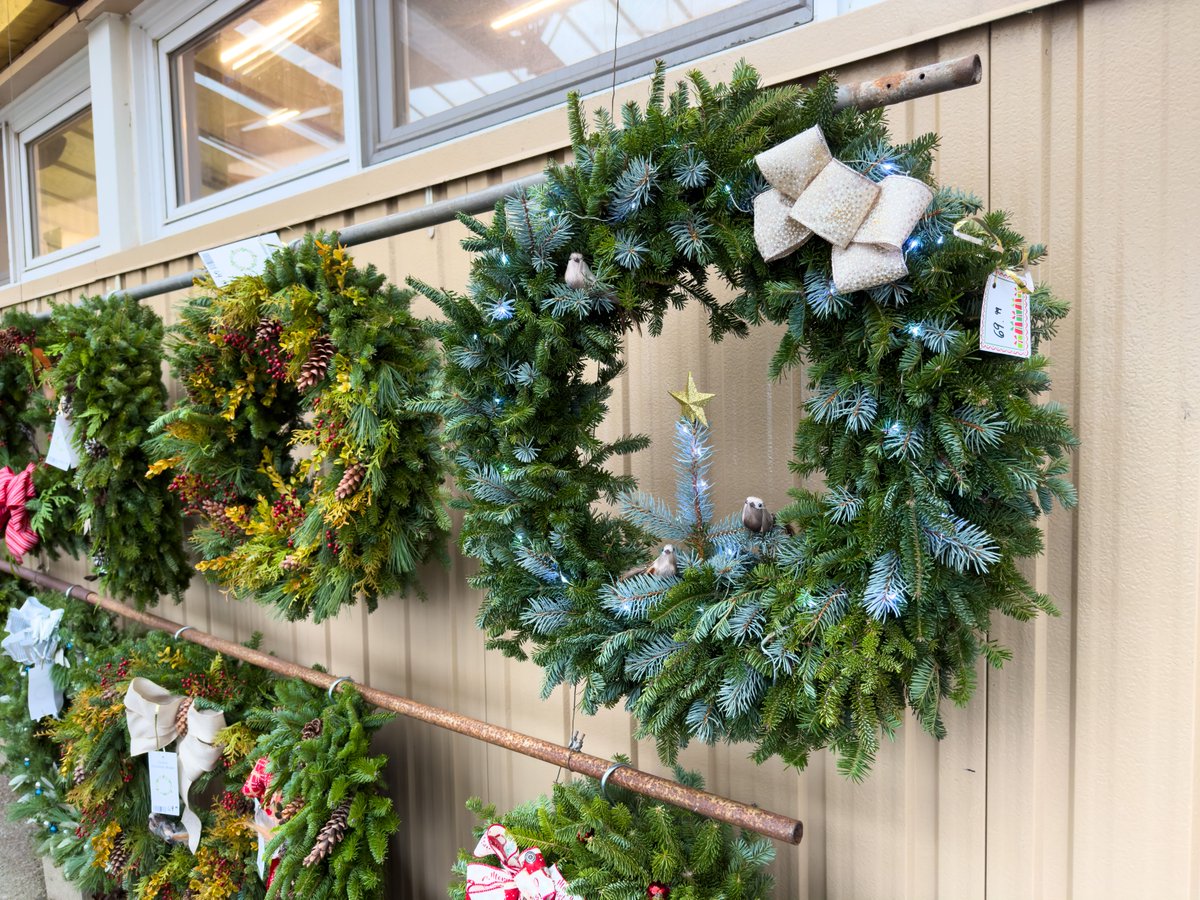 Look at this beautiful wreath our team made the other day! Wow! 😍