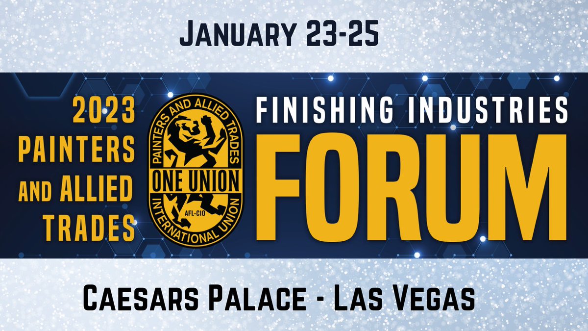 Seats are going fast! Register now at FinishingIndustriesForum.com