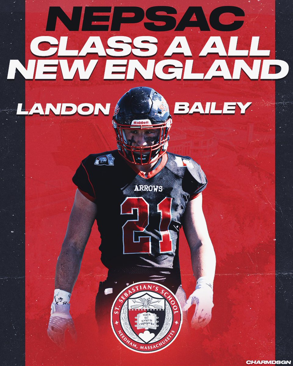 In addition to the ISL All League Honors, Landon was also recognized by NEPSAC as a Class A All New England player this season!  Congrats, Landon!! <a href="/landonbailey21/">Landon Bailey</a> <a href="/stsebsfootball/">St. Sebs Football</a>