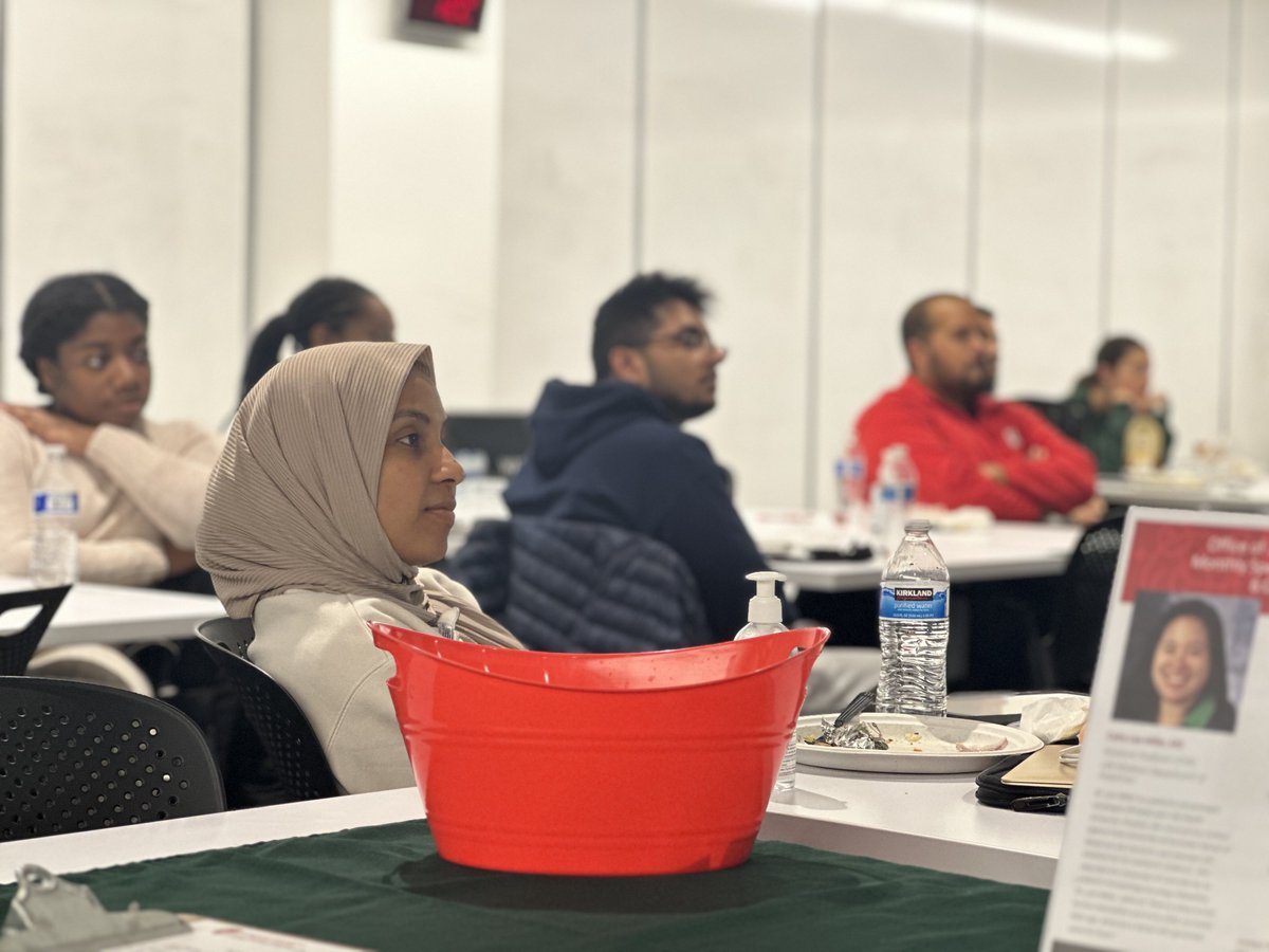 UWSMPHOMA's tweet photo. We hosted our last Speaker &amp; Dinner series event for the semester last night. Shoutout to Dr. Lee-Miller for engaging students with her impeccable storytelling skills!

We'll be back next semester with more! https://t.co/w6393aT7h4