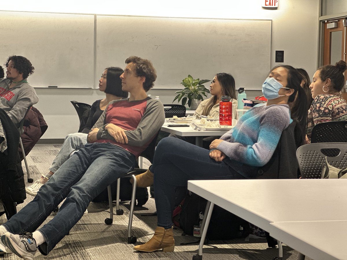 UWSMPHOMA's tweet photo. We hosted our last Speaker &amp; Dinner series event for the semester last night. Shoutout to Dr. Lee-Miller for engaging students with her impeccable storytelling skills!

We'll be back next semester with more! https://t.co/w6393aT7h4