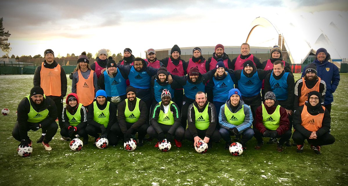 ch4lkster's tweet photo. A great squad @Oriamscotland on this week’s #ScottishFACoachEd UEFA C Licence featuring coaches from @ColoradoRapids , @ICTFC &amp; other parts of the 🌎 
Plenty ❄️ today but a great effort from everyone ⛄️⚽️🏴󠁧󠁢󠁳󠁣󠁴󠁿🇺🇸 🇳🇬 🏴󠁧󠁢󠁥󠁮󠁧󠁿 https://t.co/trCMmOBjg3