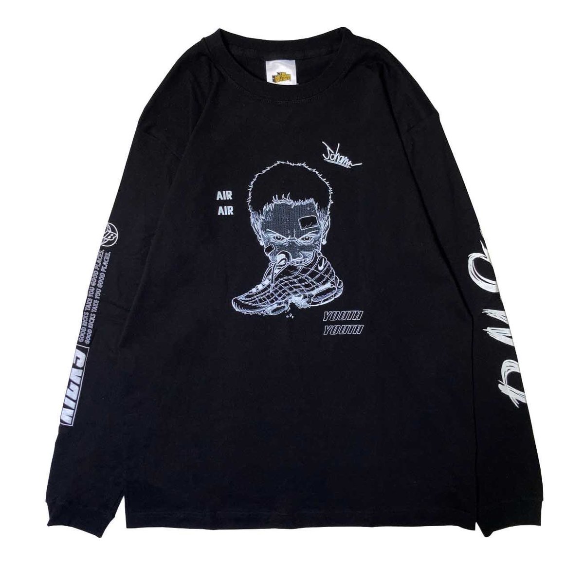 johann48_illust's tweet photo. TNB × JOHANN L/S TEE
個展で販売したロングスリーブ、ECサイトでも販売してます。
https://t.co/PEVMVvMal7
#thenetworkbusiness
#longsleeve
#graphicdesign
#artwork https://t.co/rydrSWjAV8