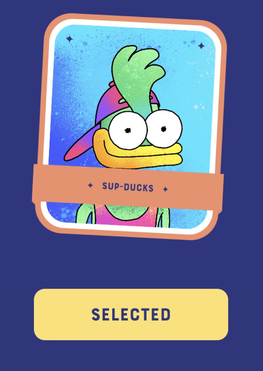 My Vote #realsupducks #thesupducks #macys #macysthanksgivingdayparade #nft #opensea #vote @RealSupDucks @opensea