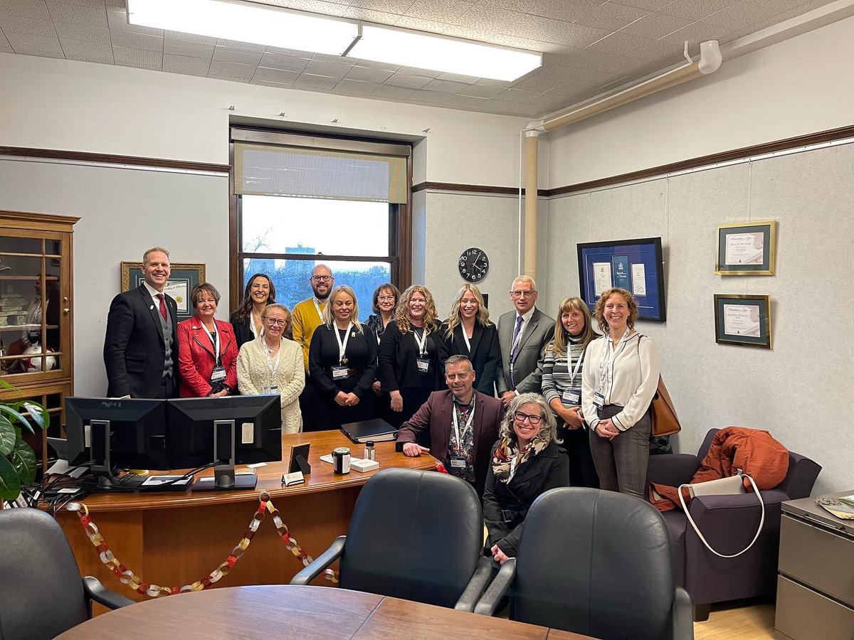 JSchmidtRempel's tweet photo. That’s a wrap for #teamleth 2023. Great 3 days of meetings with our provincial officials. I’m always proud to share what we’re working on in our city &amp; area &amp; advocate for what our province can do to help us achieve our goals. #yql #lethbridge We achieved that again this year. https://t.co/zZMcvHA8h4