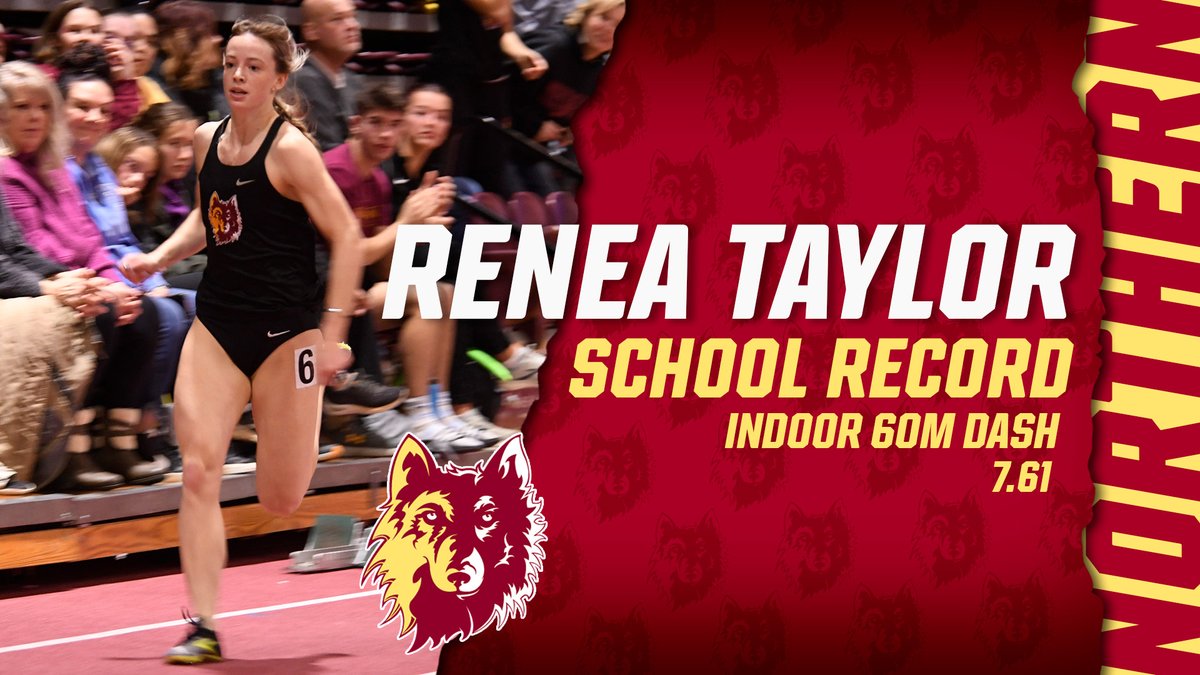 WolvesAthletics's tweet photo. 🚨 NEW SCHOOL RECORD🚨

The records continued to fall for @nsuwolves_tfcc last weekend as Renea Taylor knocked the 60m out of the water‼️

☑️ 7.61👟
☑️ NCAA Provisional Mark
☑️ 10th in the Nation🔥

#GoWolves🐺 | #maroonNgold🐾 https://t.co/T21u2XxS0P