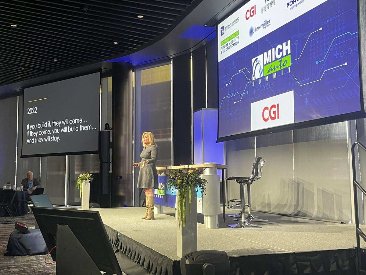 BrianLWheeler's tweet photo. Love this quote / slide from @tamidoor at the @MICHauto Summit. 

#MAS2022 https://t.co/3ce0L6CzrT