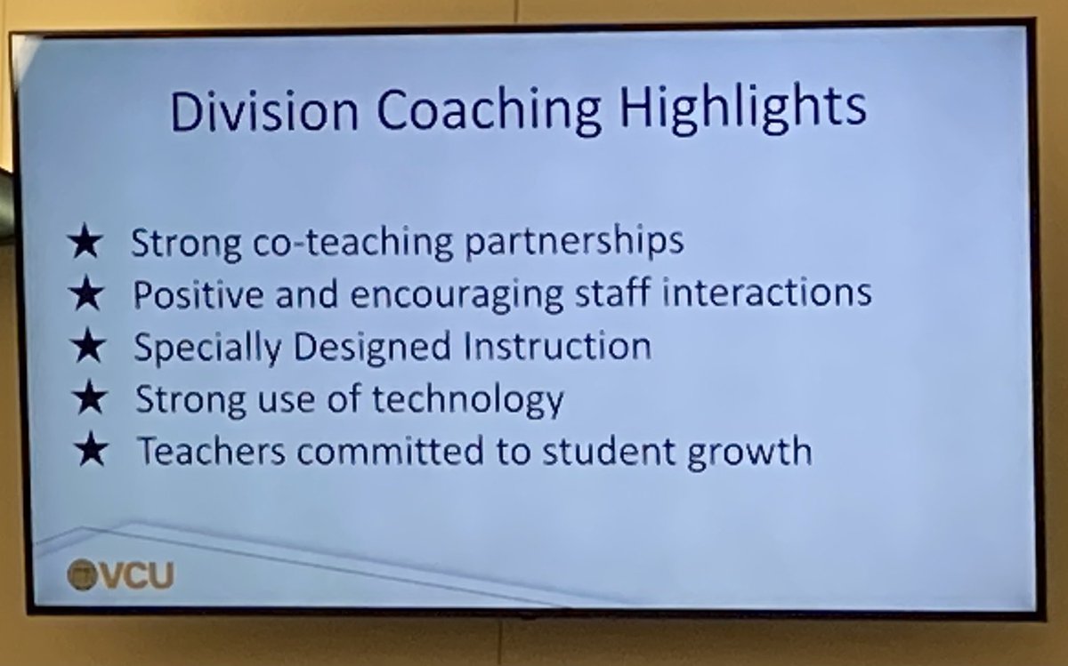 Yesterday we continued our partnership with <a href="/VCUWorksupport/">VCU-RRTC</a> (VCU-ACE) to support our learners.  They also shared the good work going on in our collaborative classrooms. #BuildingTheBestSPS