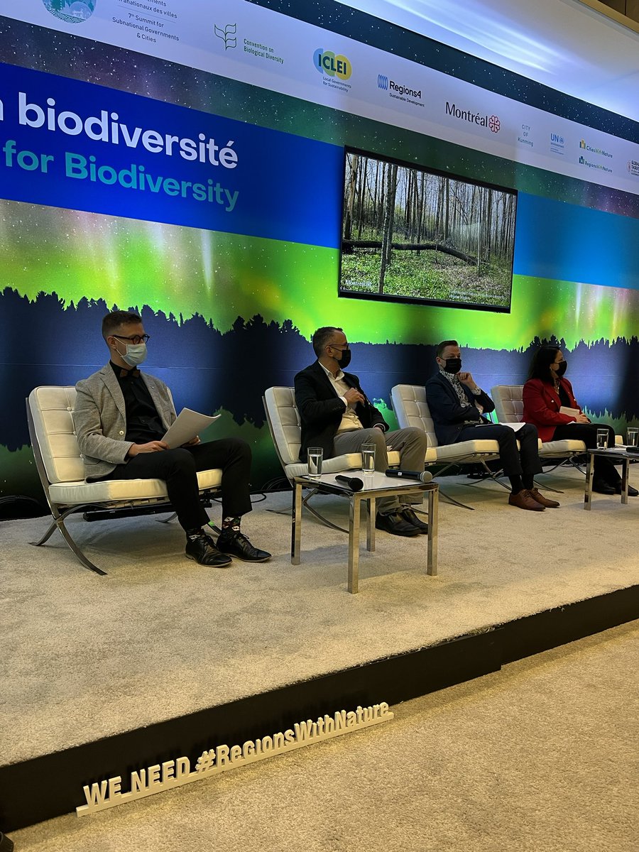 C’est parti pour le panel de la #COP15 auquel je participe! #biodiversity #environnement #terrebonne #polmun #polqc #polcan <a href="/TerrebonneVille/">Ville de Terrebonne</a>