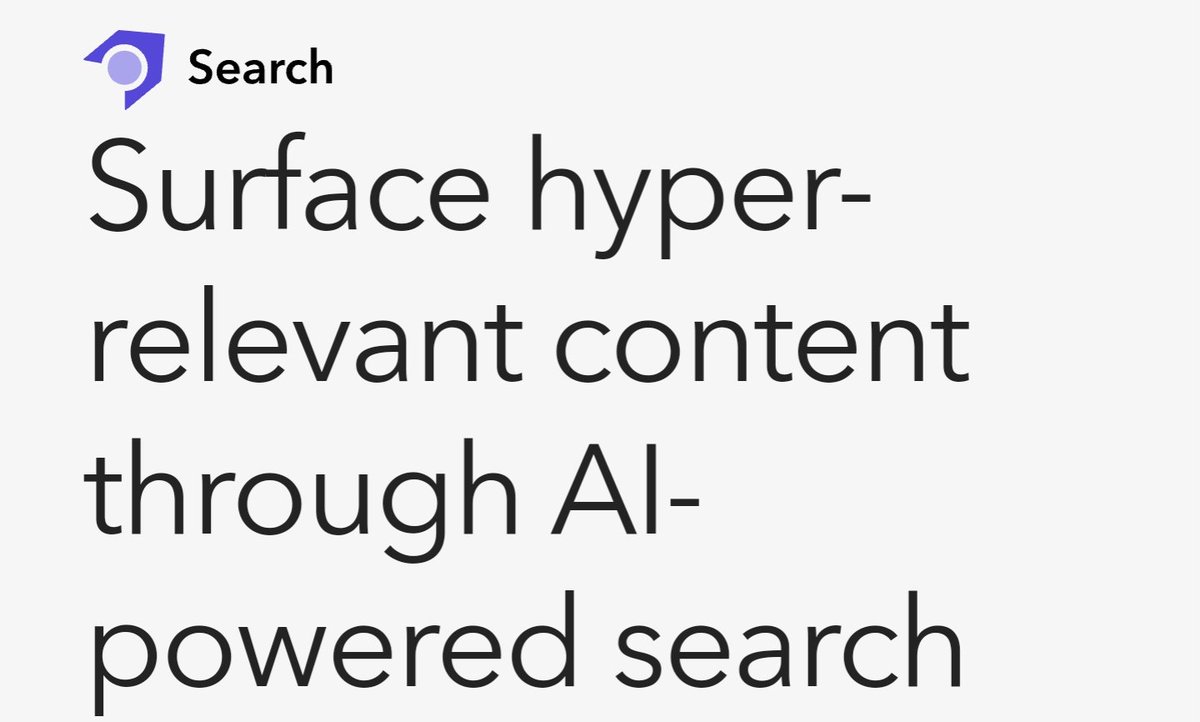 Yes, #sitecore search is live! sitecore.com/products/search We commit to composable at <a href="/Sitecore/">Sitecore</a> #dxp #js #headless