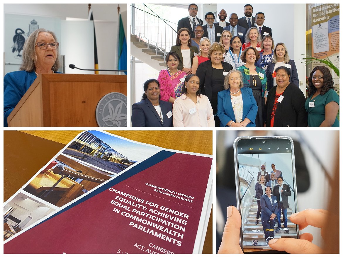 CWP ‘Champions for Gender Equality’ Workshop promotes equal representation in #Commonwealth Parliaments Hosted by @ACT_Assembly 🇦🇺, it brought together female & male MPs to learn new skills to bring #genderequality to their respective Parliaments More⬇️ cpahq.org/news/2022_12-c…