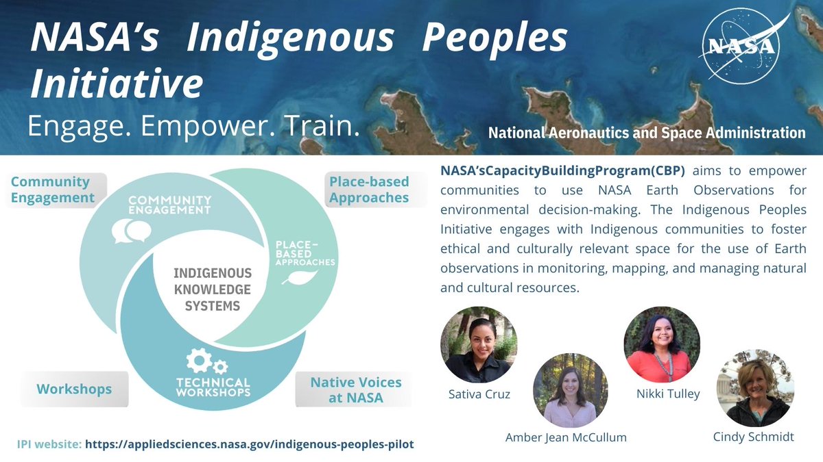 indigenousmaps's tweet image. Did you know that our partner, @NASA has an Indigenous Peoples Initiative? Thanks to their support and collaboration in facilitating hands-on technical training, our continued efforts to #DecolonizeTheMap and #IndigenizeTheMap is made possible!  #2022IMWPartner #ChiMiigwetch