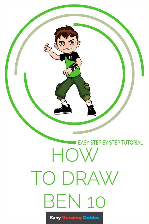 How to Draw Ben 10 || Drawing Ben Tennyson From Ben 10 - YouTube