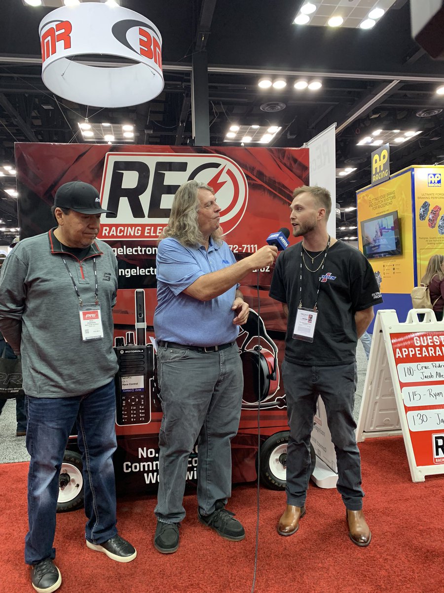 Racing Electronics (@reradioz) on Twitter photo Weāve had a star-filled lineup here at booth #4721 at the 2022 <a href="/prishow/">Performance Racing Industry</a>!
Stop by and see some of your favorite Motorsports personalities and drivers.
#REequipped | <a href="/CruzPedregon/">Cruz Pedregon</a> | <a href="/JacobAllen1a/">Jacob Allen</a> | <a href="/RyanPreece_/">Ryan Preece</a> | <a href="/jakedrewracing/">Jake Drew</a> | <a href="/TyCourtney7BC/">Tyler Courtney</a> Weāve had a star-filled lineup here at booth #4721 at the 2022 <a href="/prishow/">Performance Racing Industry</a>!
Stop by and see some of your favorite Motorsports personalities and drivers.
#REequipped | <a href="/CruzPedregon/">Cruz Pedregon</a> | <a href="/JacobAllen1a/">Jacob Allen</a> | <a href="/RyanPreece_/">Ryan Preece</a> | <a href="/jakedrewracing/">Jake Drew</a> | <a href="/TyCourtney7BC/">Tyler Courtney</a>