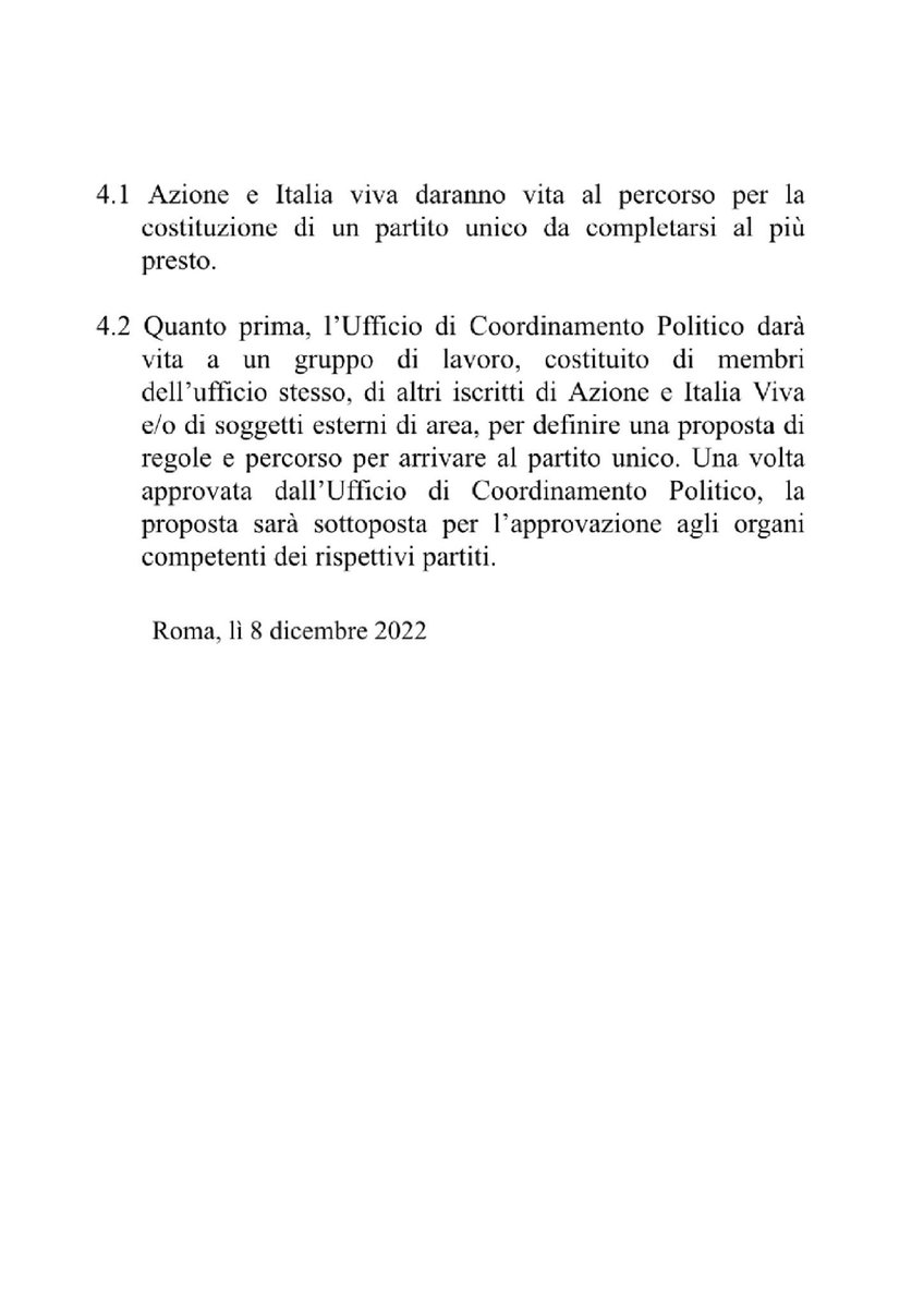 CarloCalenda's tweet photo. La Federazione con Italia Viva è fatta. Abbiamo firmato con @matteorenzi. Qui il testo dell’accordo. https://t.co/Spe5BjH2fK