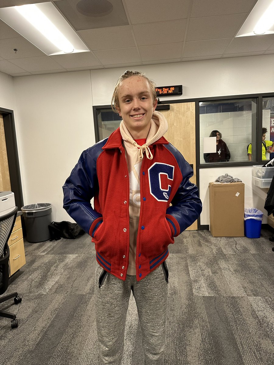 . <a href="/DalynStewart1/">Dalyn Stewart</a> rocking his new letterman, had a great season last year and looking forward to an even better one this spring. #hailcarter #levelup <a href="/FWISDAthletics/">FWISD Athletics</a> <a href="/CRSideAthletics/">Carter-Riverside Athletics</a> <a href="/CRiversideHS/">Amon Carter-Riverside High School</a> <a href="/Roxanne4FWISD/">Roxanne Martinez</a> <a href="/CoachAtlas1/">Amanda Cofer</a>