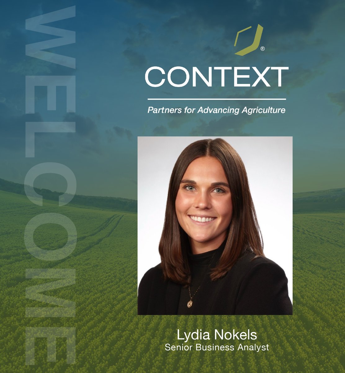 The Context Network is delighted to welcome Lydia Nokels as our newest member in the role of Senior Business Analyst! 

#advanceagriculture #hiring #growth #analyst