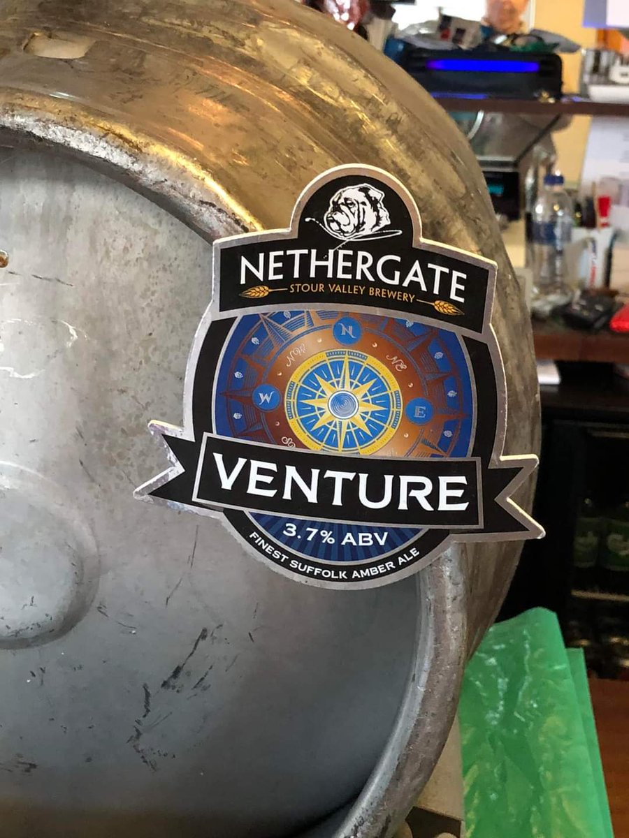 .@harwich_globe has @NethergateBrew Venture tapped on the bar 🍺