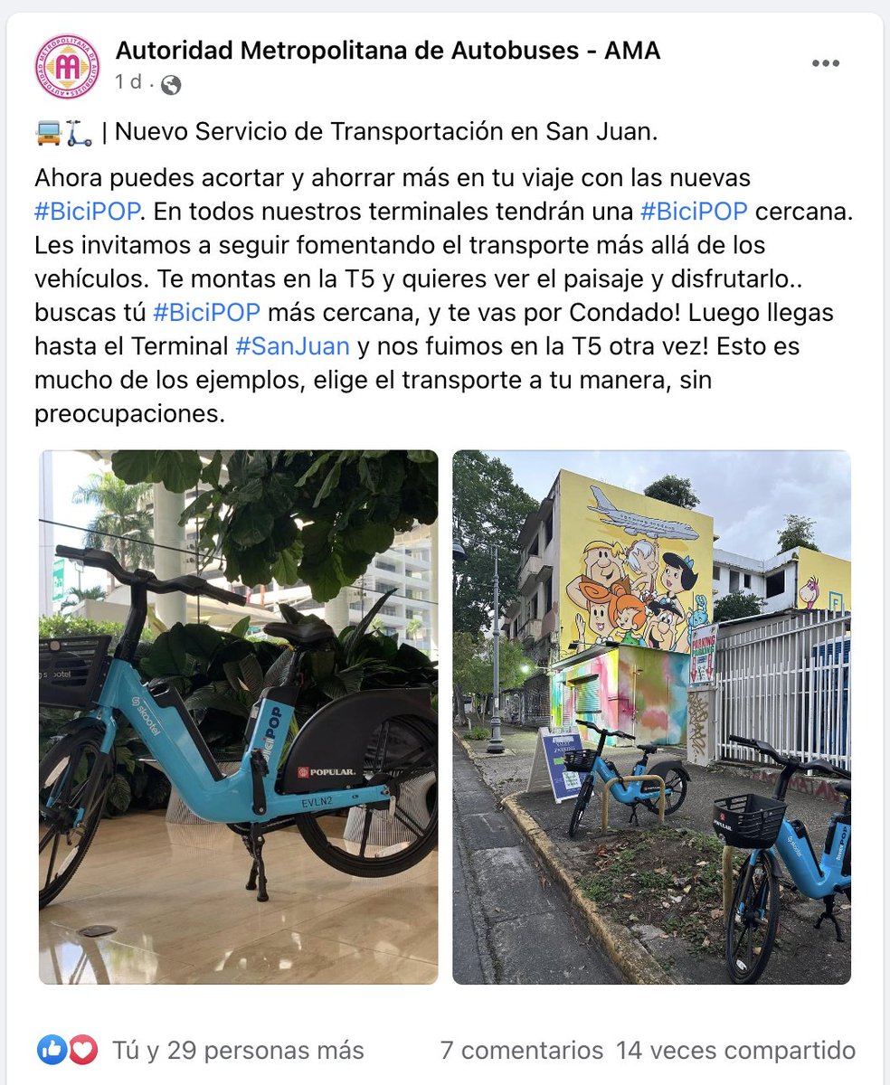 Gracias por el apoyo a la transportación alternativa ⚡️