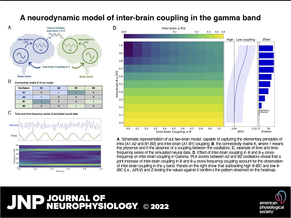 JNeurophysiol's tweet image. 🔓#OpenAccess! 🔓

🧠A neurodynamic model of inter-brain coupling in the gamma band (@quentin_moreau et al.) 

🖱ow.ly/lrXG50LXTIA

@anelleda_ @DouglasCait @BioMDScience @introspection #KuramotoModel #CrossFrequencyCoupling #Hyperscanning #EEG #Synchronization