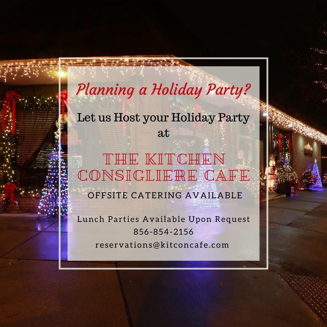 KitConCafe's tweet photo. 🎄❄ Let Us Host Your Holiday Party! 🎉🎅
⛄ 856-854-2156 
🎁reservations@kitconcafe.com https://t.co/AdKnTXsB6p