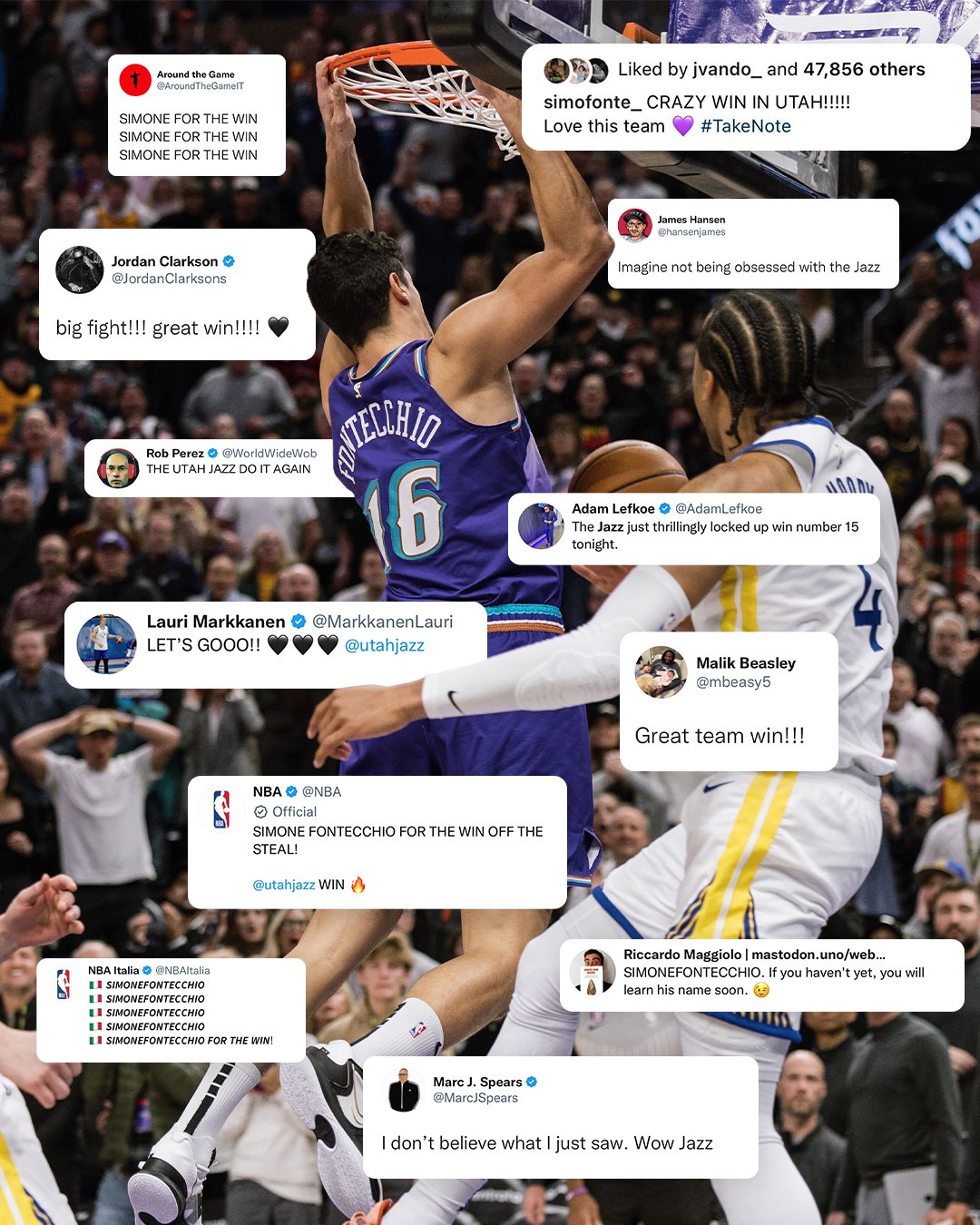 Did Apple 'steal' Utah Jazz 'TakeNote' hashtag?