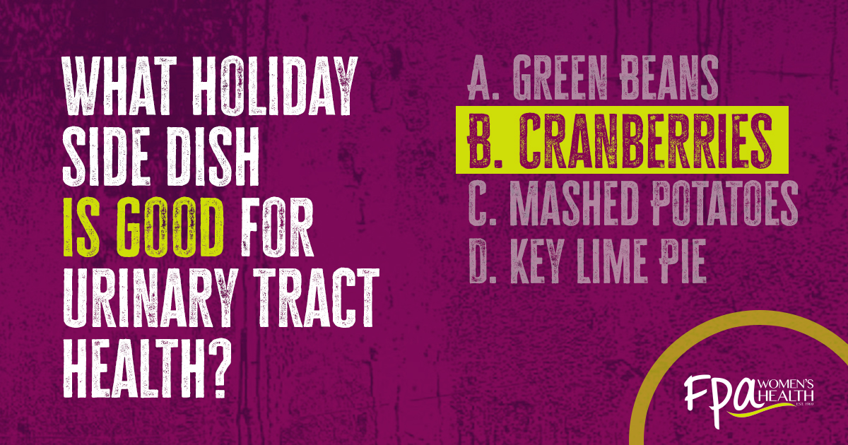 FPAWH's tweet image. As you may have guessed, cranberries (as well as all other berries) are great for promoting urinary tract health! Make sure you're stocking up for your holiday meal 🍓🍒