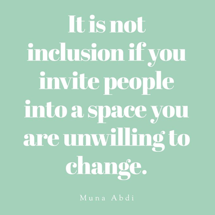 It is not inclusion if...