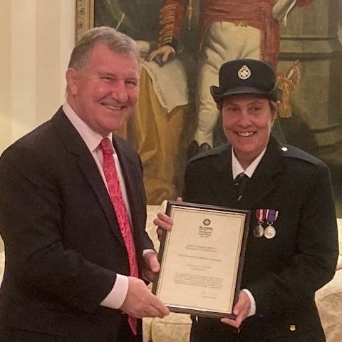 GvHouseGuernsey's tweet photo. Many congratulations to all the volunteers and staff recognised at this evening's @Stjohngsy awards! Your dedication and compassion are inspirational. Thank you for all that you do for the people of these islands. #Guernsey #ambulance #999WhatsYourEmergency https://t.co/Cswk01Nhit