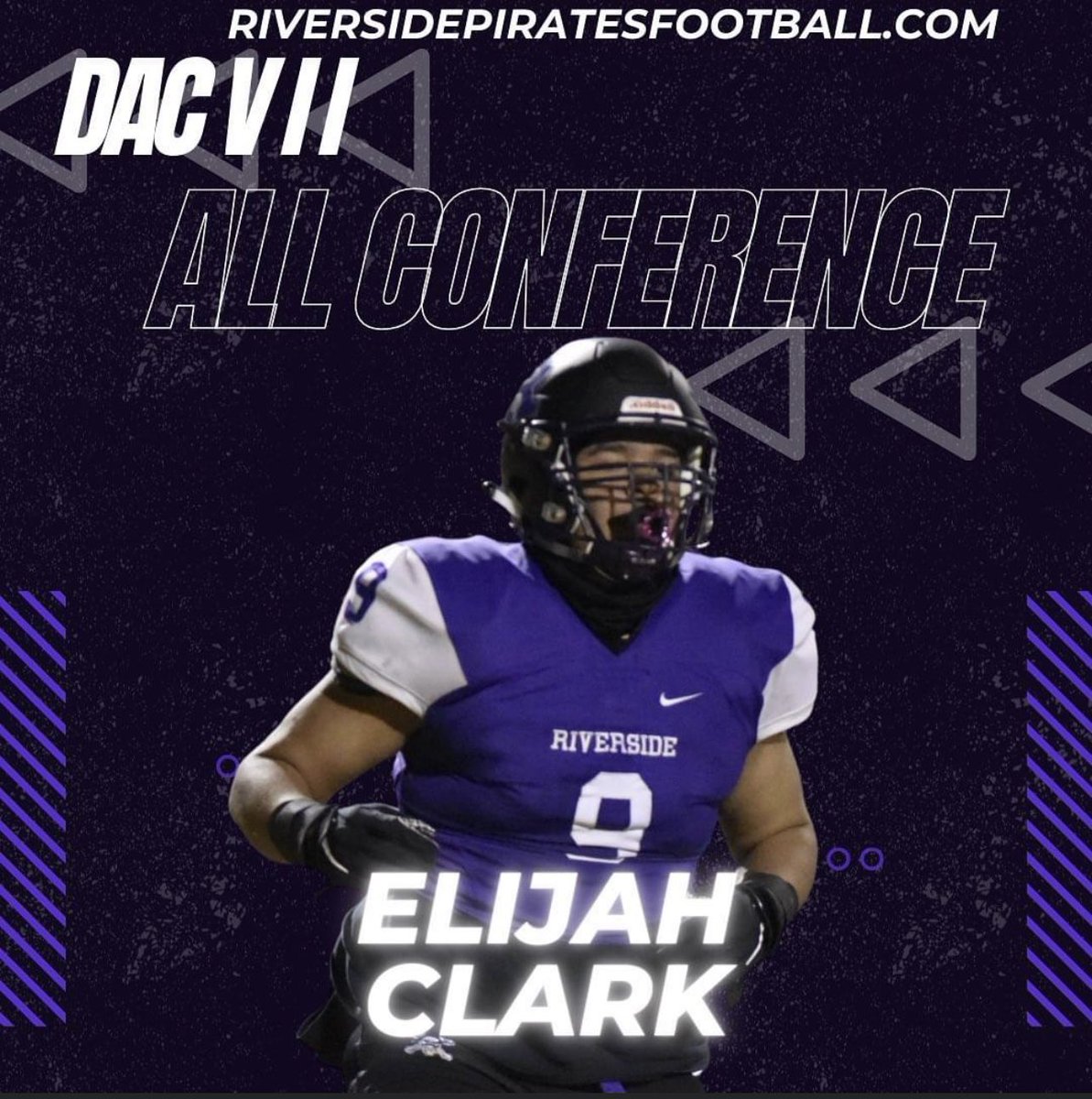 @Arketa_Banks <a href="/RiversideFootb2/">RIVERSIDE FOOTBALL</a> <a href="/Eli_Clark9/">Eli Clark</a> 83 Tackles, 31 TFLs, 8.5 Sacks, 3.9 GPA