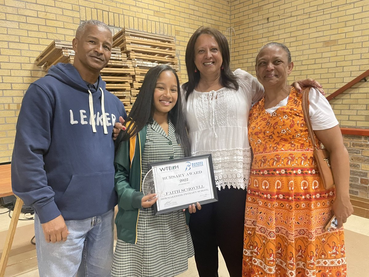 These two learners have earned the payment of their full high school fees. Thanks to <a href="/BarnesPrinceF/">BarnesPrinceFoundation</a> <a href="/debrajbarnesCPT/">Debra Barnes</a> <a href="/VincentBarnes60/">Vincent Barnes</a> <a href="/ashyp_5/">Ashwell Prince</a> and  W-Tech Manufacturing, #WESERVE Thanks to Michelle Pinto and Pam Broadly for allowing us to partner with them