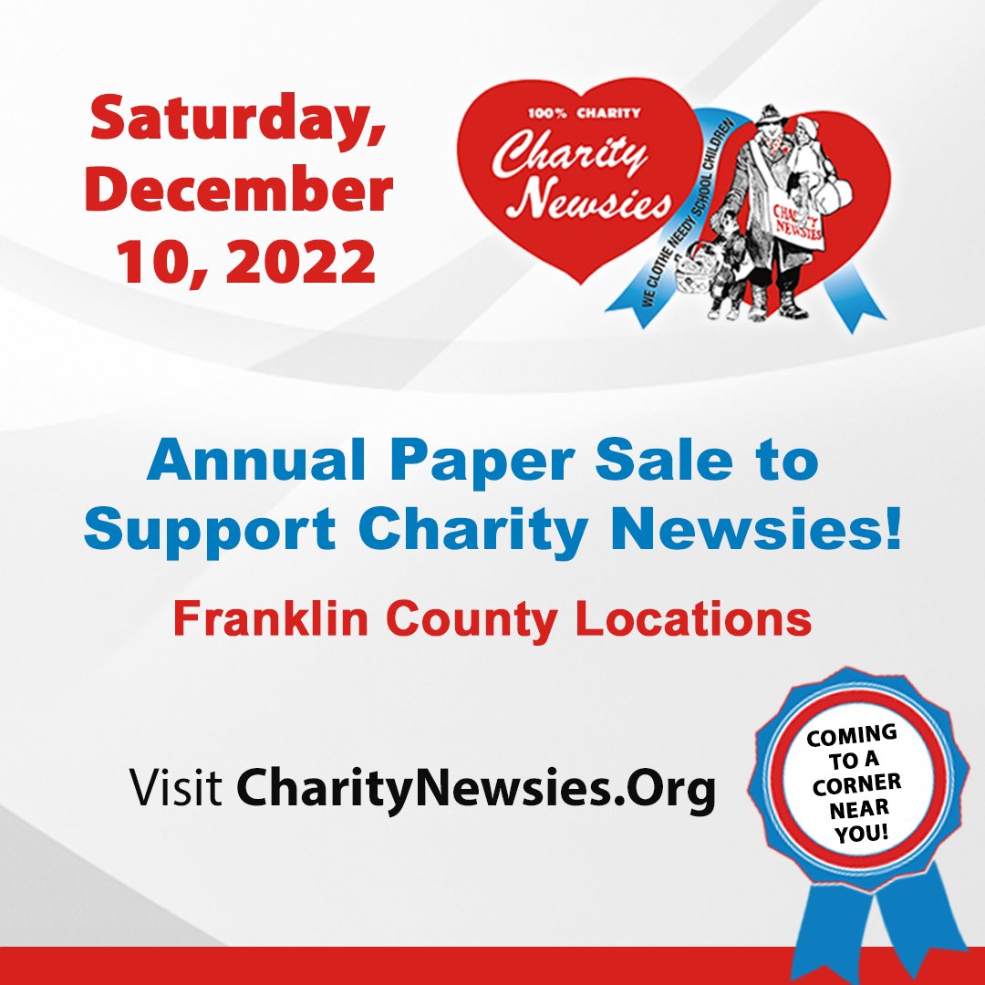 heartlandbank's tweet photo. Saturday is #DriveDay for @CharityNewsies! Over 300 members & volunteers will head to the street corners in #FranklinCounty to collect donations for the Charity Newsies Edition of @DispatchAlerts. 100% of donations go toward purchasing new school clothing for children in need.โค๏ธ https://t.co/cNatOzmlhT