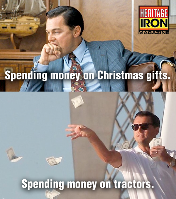 'Tis the season.
Spend money on gifts that give all year (and gifts they actually want) like a subscription to <a href="/HeritageIronMag/">Heritage Iron Magazine</a>! Get 6 issues for only $32 in the US. Worldwide shipping available. See rates and sign up online @ HeritageIron.com/Subscribe, or call 855-OLD-IRON.
