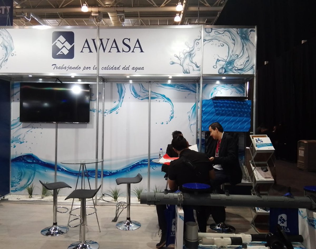 AWASA_GDL's tweet photo. Último día en la Expo ANEAS Irapuato 2022. Los invitamos a que nos acompañen.¡Te Esperamos! Stand #93. ¡Trabajando por la Calidad del Agua! https://t.co/sTLq1nyafV