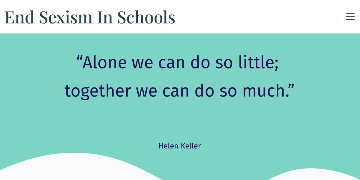 Super exciting to have more brilliant volunteers approaching us to get involved with the campaign! 👏👏👏 HUGE thank you to everyone who continues to give their time to helping #EndSexismInSchools. ❤️

If you’d like to support our work, get in touch! 👇

endsexisminschools.org.uk/get-involved/