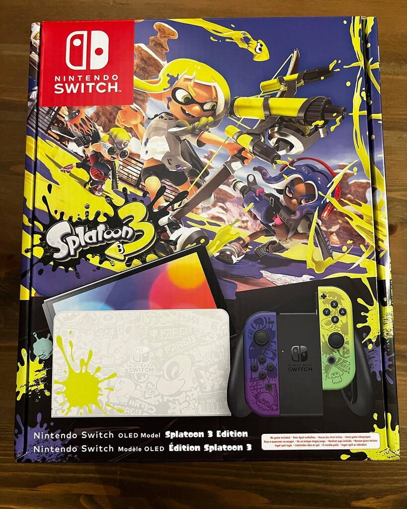 nerd_master's tweet image. E con questa, siamo a quota a 5 switch!
Benvenuta in famiglia!
#nintendo #nintendoswitch #switch #splatoon #splatoon3 #limitededition #console #consolle #videogame #videogames #mycollection #twitch #twitchitalia