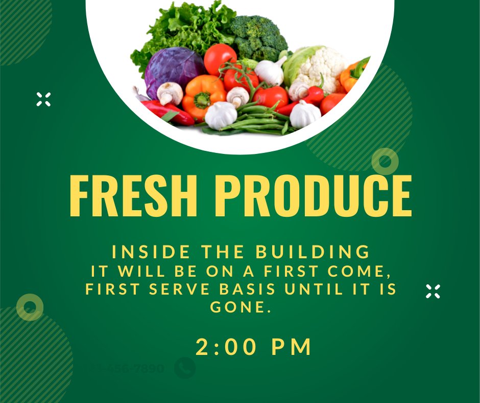 CCMossFW's tweet photo. Parents:
We have received a donation from Foodland in partnership with Blue Zones. It will be available at 2 pm until it is gone. We have a variety of fruits and vegetables . Check in at the front office when you enter. We look forward to seeing you. https://t.co/kVYmdHKBUL
