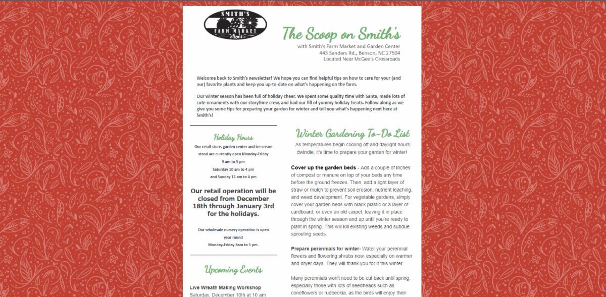 Smith's Nursery tweet media