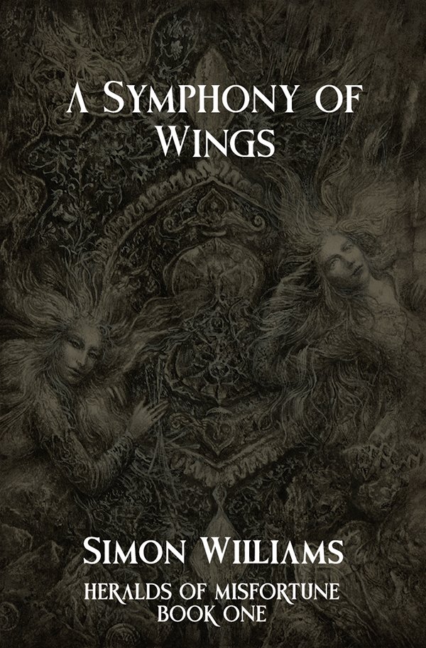 SWilliamsAuthor's tweet photo. I’m excited to announce that the cover for the first Heralds of Misfortune book, A Symphony of Wings, has been created- or rather, there are two slightly different versions at this point. Have a look and let me know what you think- and which one you prefer... https://t.co/ShMhd4izaK