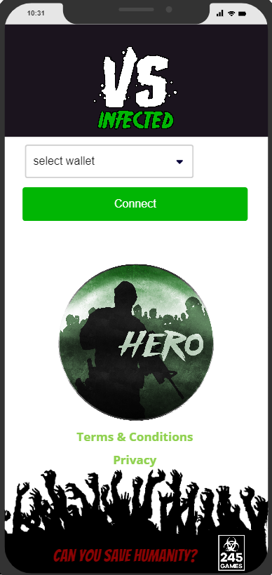 RobertWhetsel's tweet photo. @InfectedVs - a collectible card game IRL and in-app on Solana. Are you ready to save humanity, Hero? https://t.co/X24dwYd1BB
