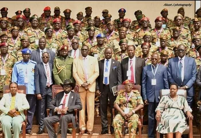 I am honored to have attended the 8th SSPDF command council conference organized by the Ministry of Defence and veterans affairs today. The conference was opened by H.E. Salva Kiir Mayardit, the president of the republic of South Sudan.
