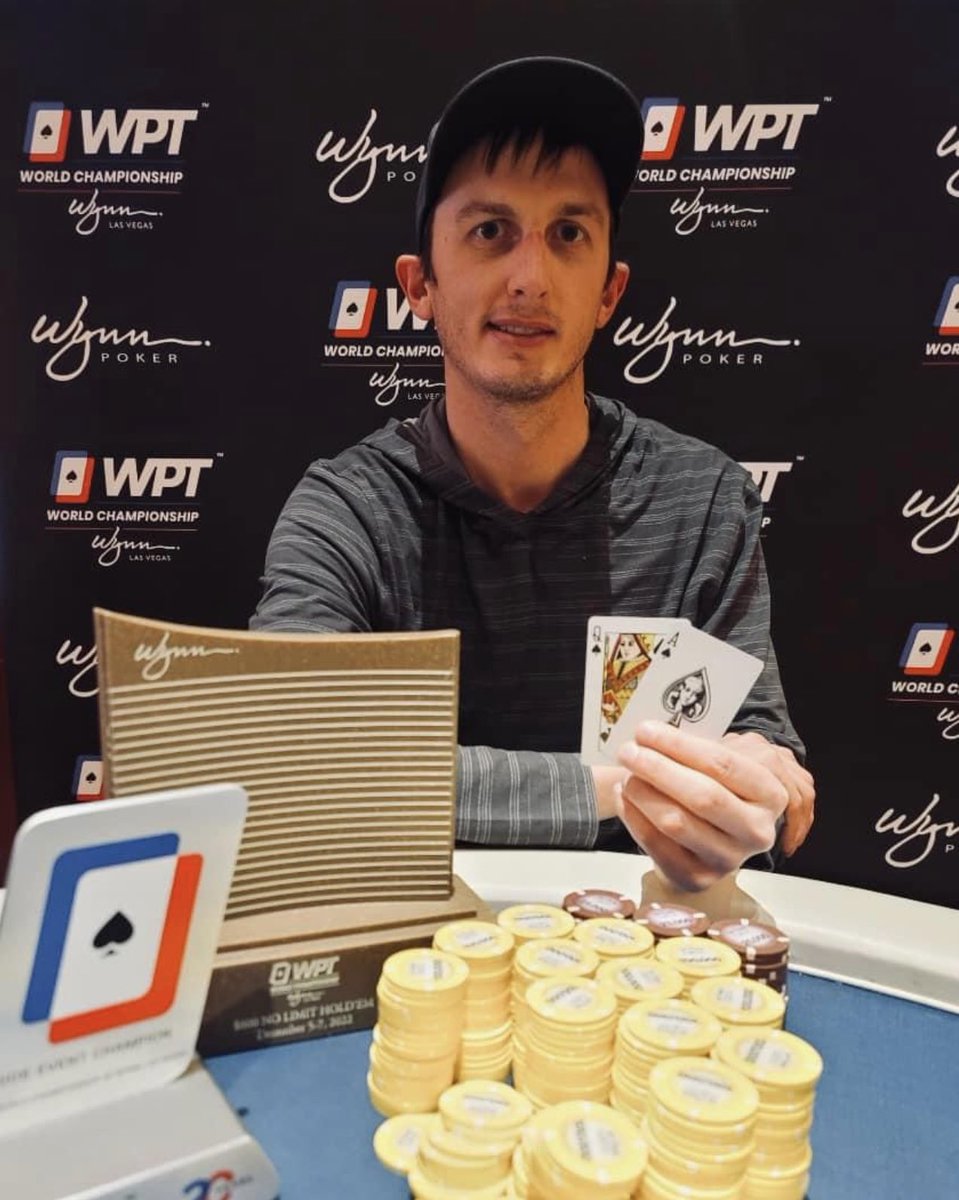 Congratulations Jerry Morrell for winning the $600NL evenly 
For $101,415 <a href="/WynnPoker/">Wynn Poker Room</a> <a href="/WPT/">World Poker Tour</a> this new accomplishment has calls for celebrations 🥂🍾🎉🍾 when I go back to Las  Vegas with all the boys.