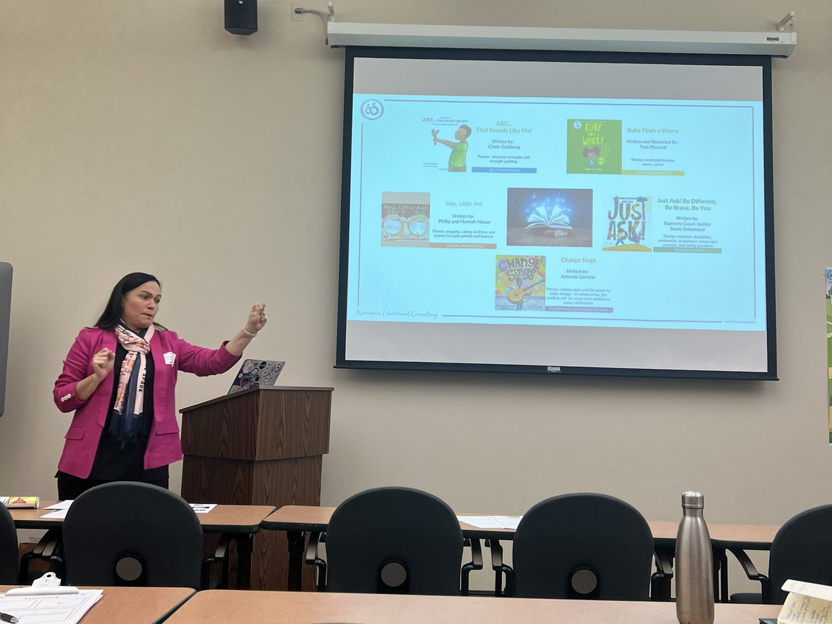 njascd's tweet image. @Resonance_Ed sharing read alouds that connect to the SEL competencies. Don’t miss checking out their website for a wealth of resources. #ECS2022 #NJASCD @NJASCDSouth @NJASCDNorth @NJASCDCentral