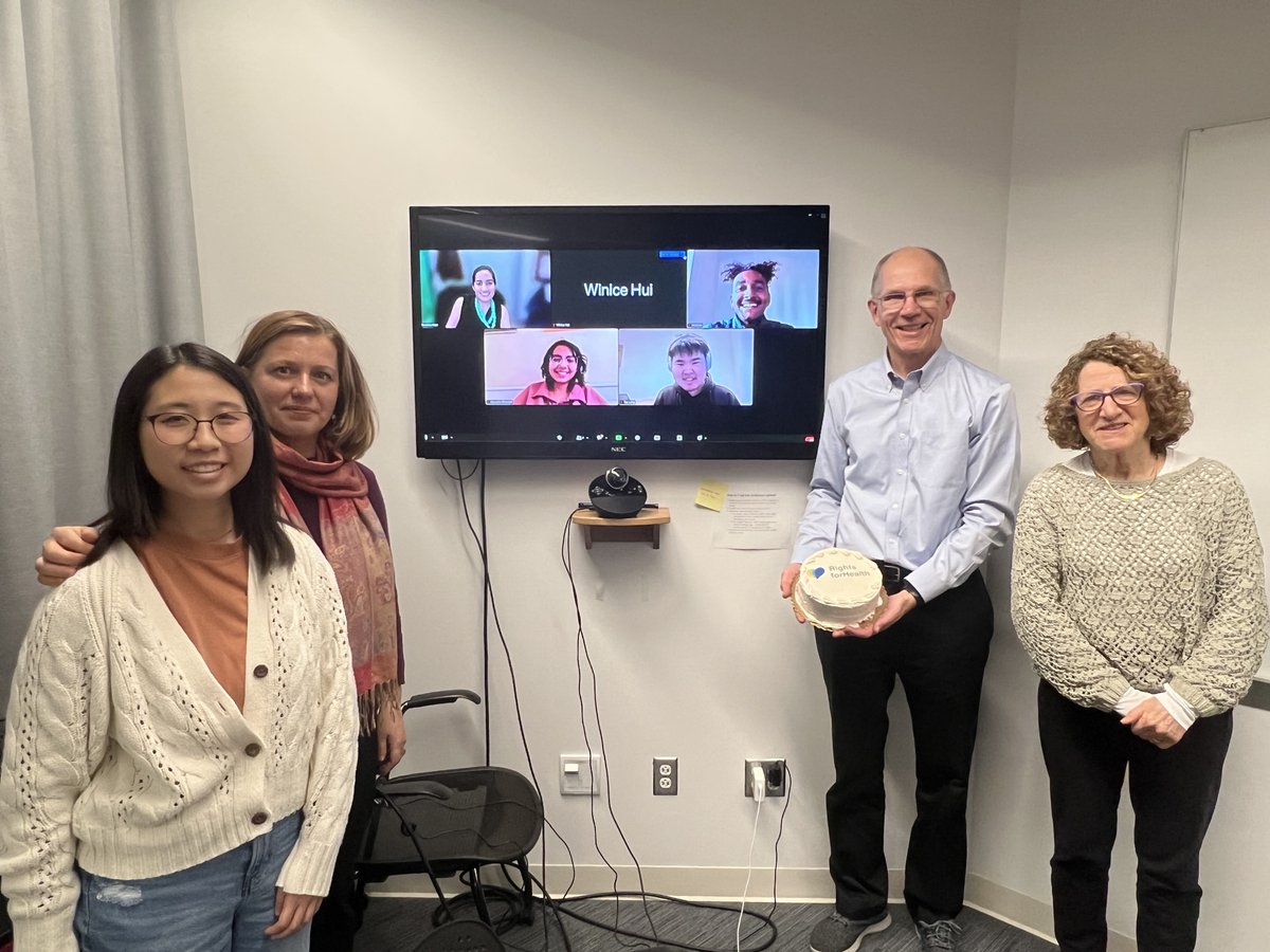 Yesterday, we celebrated the completion of our Asylum Seekers Project! Not everyone who contributed was able to join, but it has been a rewarding &amp; wonderful experience for all of us. You can check out the Rights4Health (rights4health.cornell.edu) website, which is now public.