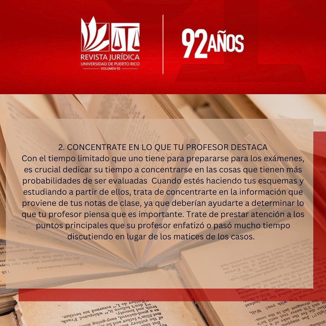 revjurupr's tweet photo. ¡La Revista Jurídica de la Universidad de Puerto Rico les desea éxito a todos los estudiantes en sus finales!
#Volumen92 #RevJurUPR #92Años https://t.co/ZnUqdoNyQE