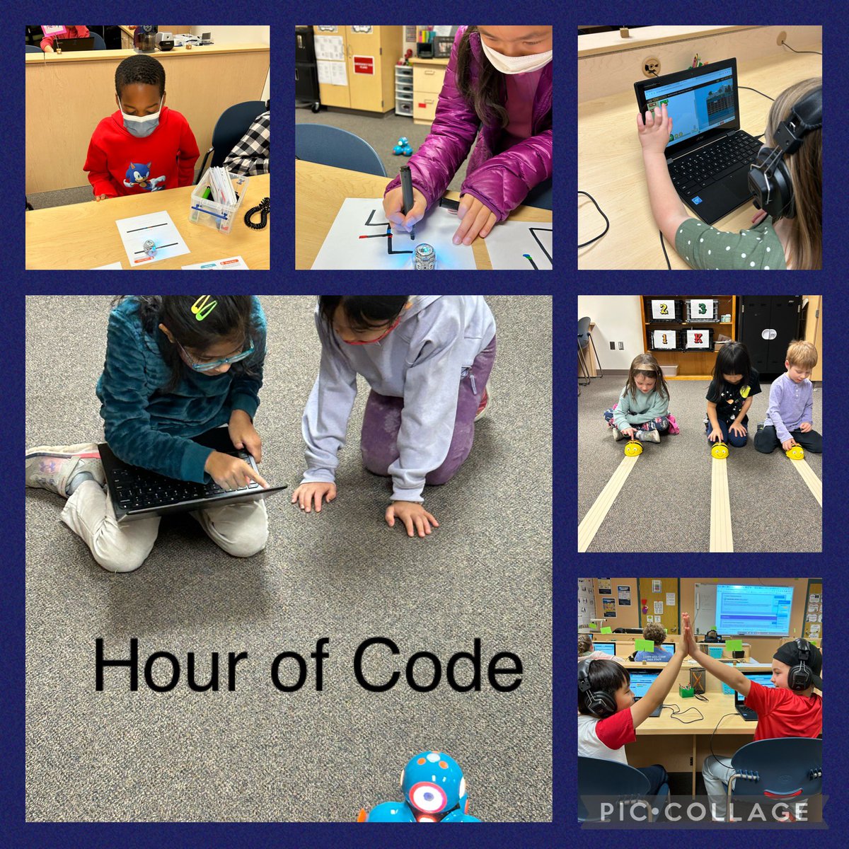 Our NES students are enjoying the challenge and fun of coding.  #HourofCode #HOC2022HCPSS #CDEdWeek2022