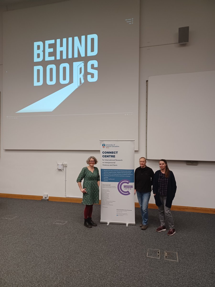 SafeNet_UK's tweet photo. Thank you to @ConnectUCLan for screening the @Calico_Group film #BehindDoors as part of their #16DaysOfActivism events programme

Great discussion with those who attended, supporting survivors by amplifying their voices through conversation &amp; learning 
#LetsEndFemicide https://t.co/5ZAMQx5GeJ
